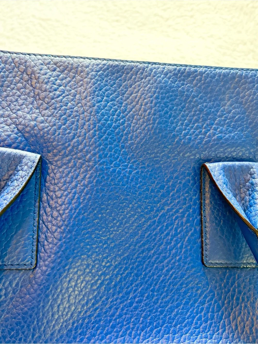 Kate Spade Linda Blue Leather Tote Bag